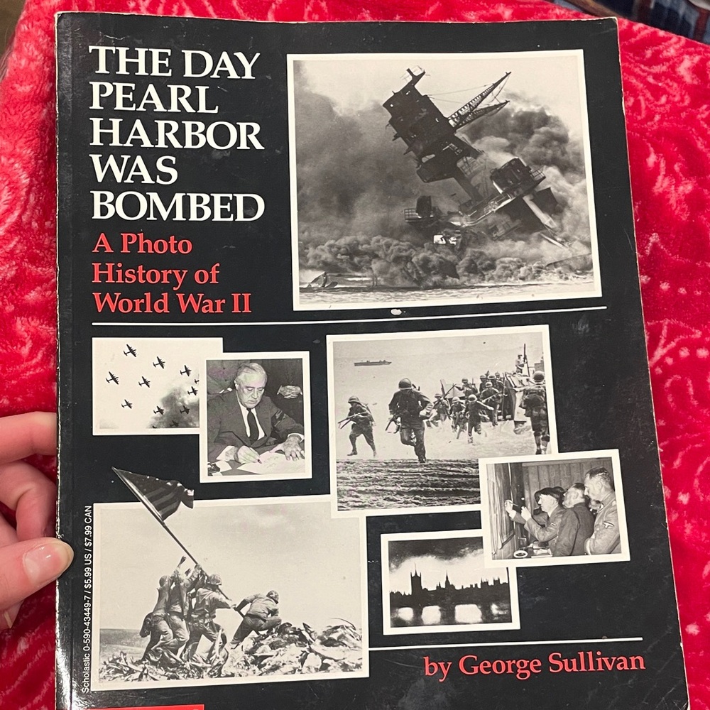 Scholastic Black and White Pearl Harbor Book